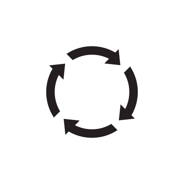 reload arrow vector icon logo design - Вектор,изображение