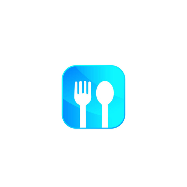 Food icon for apps and web - ベクター画像