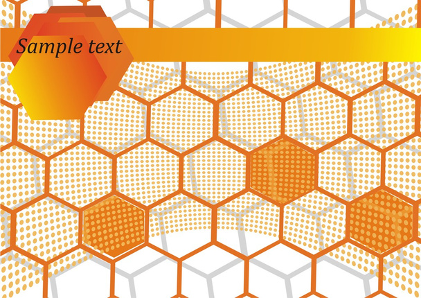 Abstract Vector Technological honeycombs - Vektori, kuva