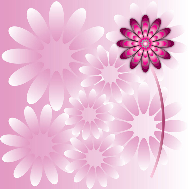 vector illustration of flower petals - Vector, afbeelding