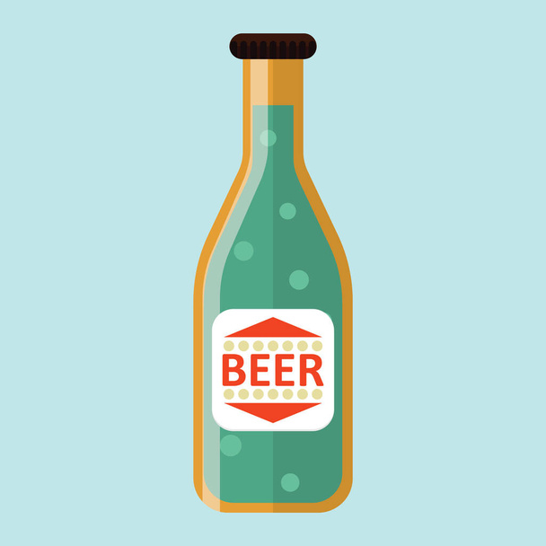 beer vector illustration, icon element background  - Vector, afbeelding
