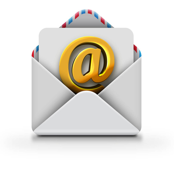 email icon, vector illustration - Διάνυσμα, εικόνα