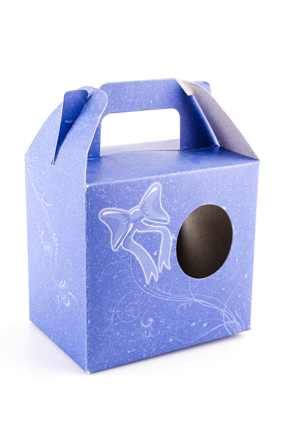 Boîte bleue vide
 - Photo, image