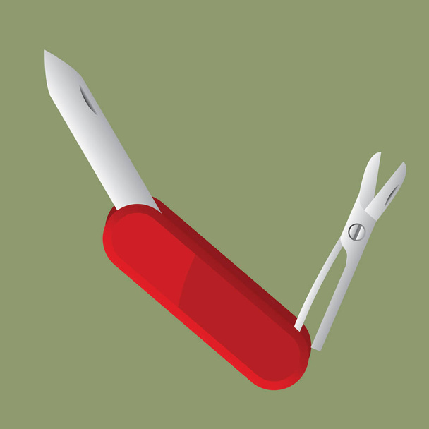 vector red and green icon - Vetor, Imagem