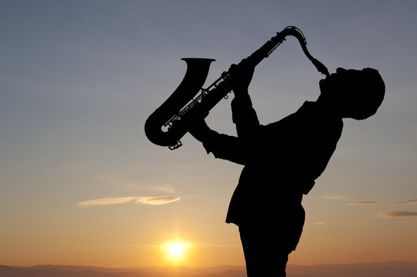 Saxophonist - Fotó, kép