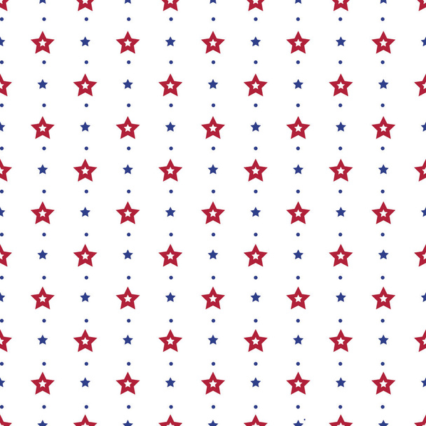 seamless pattern with stars and stripes - Vettoriali, immagini