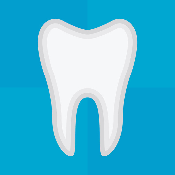 dental flat icon, vector illustration - ベクター画像