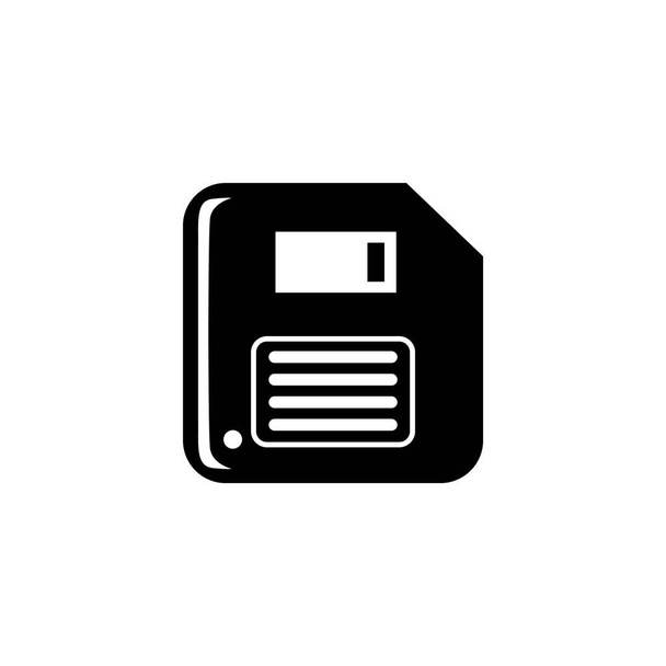 floppy disk icon, vector illustration - ベクター画像