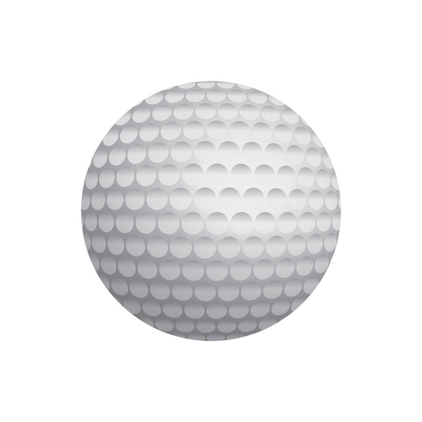 golf ball vector illustration, icon element background - Vector, afbeelding