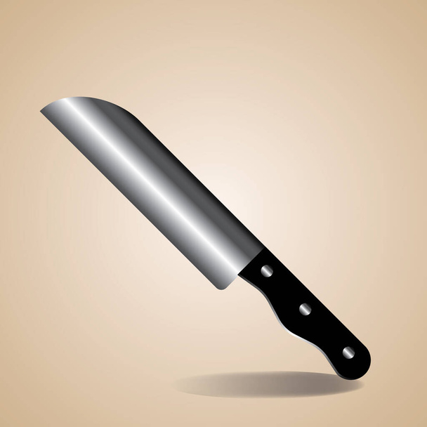 Knife simple color vector illustration - Vector, afbeelding