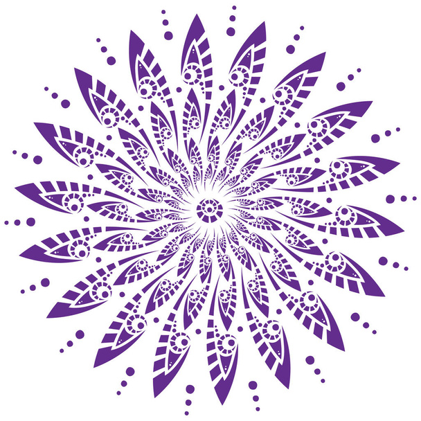vector illustration of a beautiful mandala. - Διάνυσμα, εικόνα