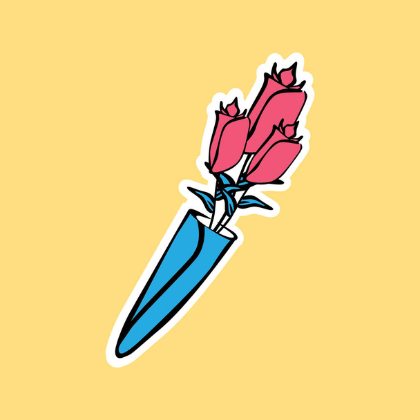 flower rose icon, vector illustration - ベクター画像