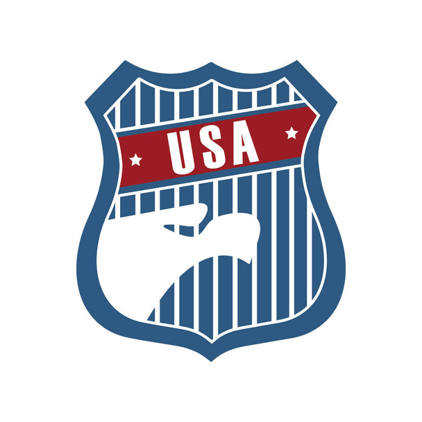 vector illustration of a american football icon - Vettoriali, immagini