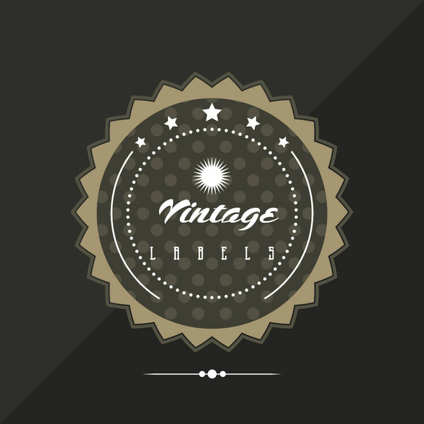 vector vintage label for your design - Vector, Imagen