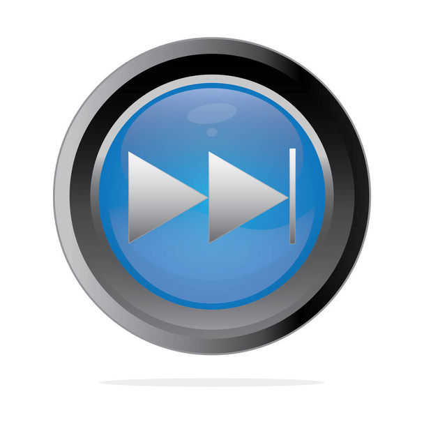 media player button icon - Vektor, kép