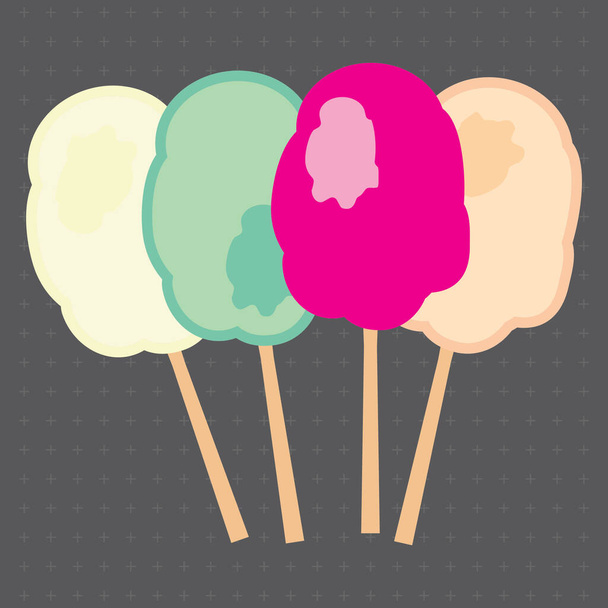 vector illustration of a cute lollipop - Vektor, kép