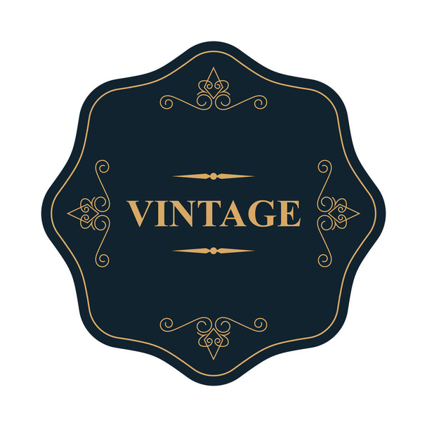 abstract vintage background vector illustration - Vector, Image