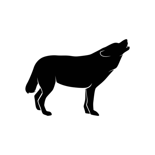 vector silhouette of a dog - Vettoriali, immagini