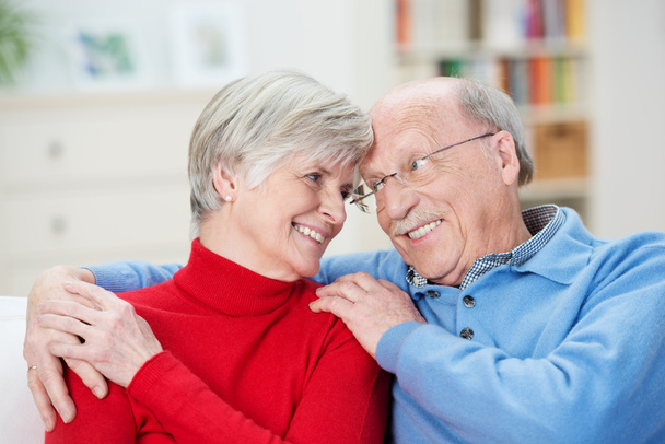 Loving senior couple sharing a joke - Photo, Image