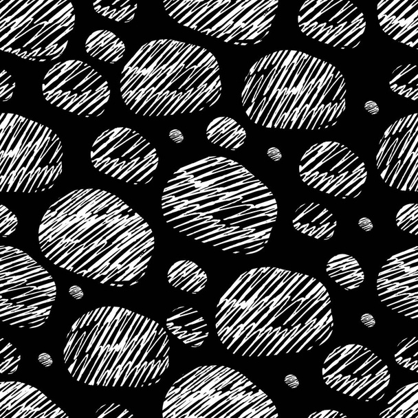 Vector hand drawn seamless background. Illustration with abstract pattern - stock illustration - Vektor, Bild