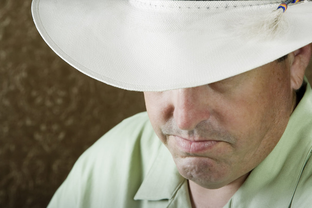 Man Under a Cowboy Hat - Photo, image
