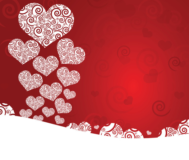 Vector valentine background - Вектор,изображение