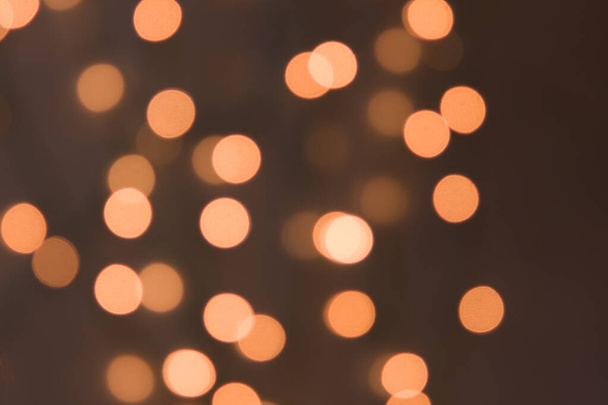 Christmas background. Festive abstract background with bokeh defocused lights and stars - Foto, Imagem
