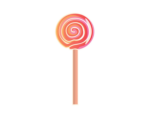 Lollipop doce e brilhante detalhado Illustation Vector
 - Vetor, Imagem