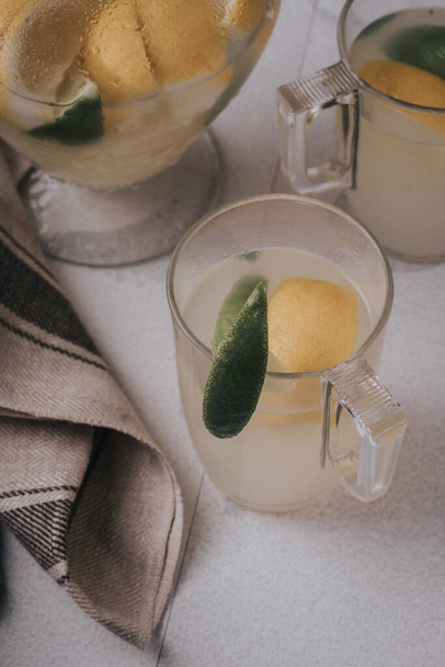 DELICIOUS LEMONADE WITH LIME - Photo, Image