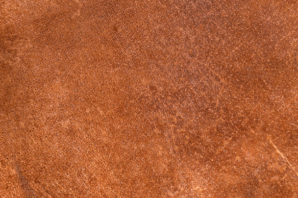 Cuero marrón superficie rugosa. Texturas y fondos - Foto, Imagen