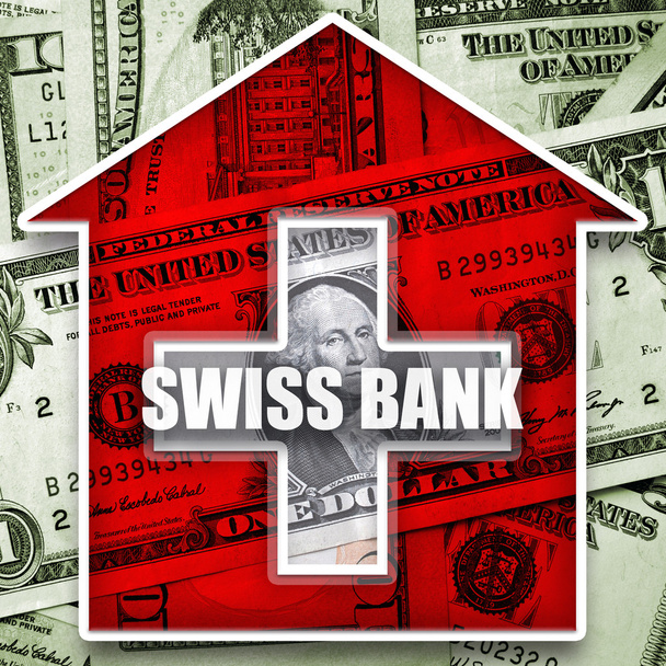 İsviçre banka para - Fotoğraf, Görsel