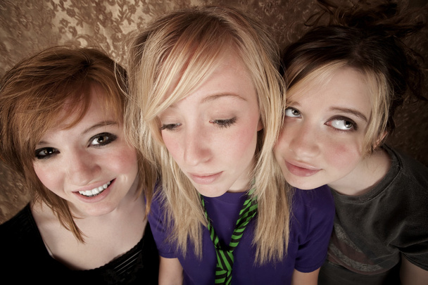 Three Young Girls - Zdjęcie, obraz
