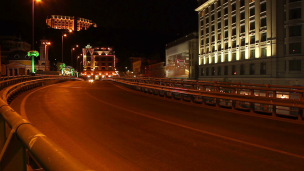 autók meghajtó közúti híd - Felvétel, videó