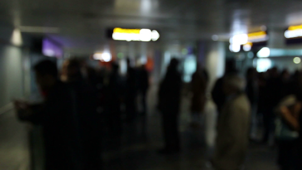People in international airport lobby - Footage, Video
