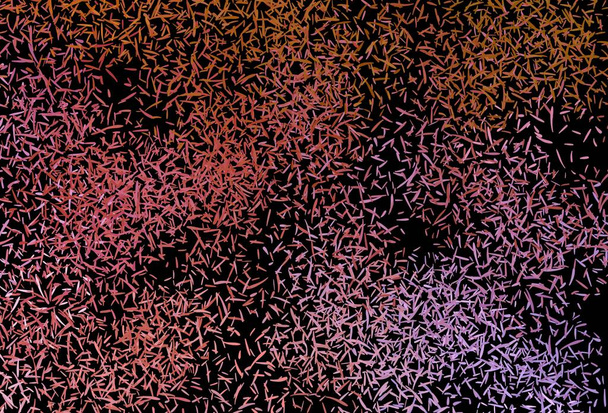 Темно-рожева, жовта векторна текстура з кольоровими лініями. Барвиста блискуча ілюстрація з лініями на абстрактному шаблоні. Шаблон для ваших красивих фонів
. - Вектор, зображення