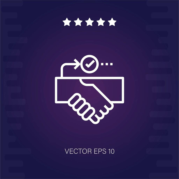 feltételezés vektor ikon modern illusztráció - Vektor, kép