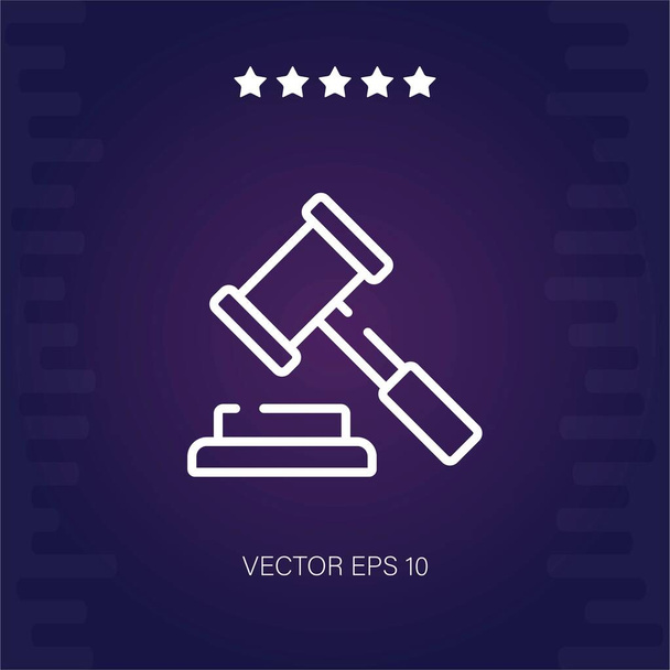 аукціон Векторна іконка сучасна ілюстрація
 - Вектор, зображення