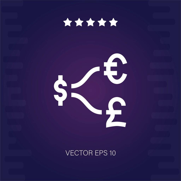 moeda vetor ícone ilustração moderna
 - Vetor, Imagem