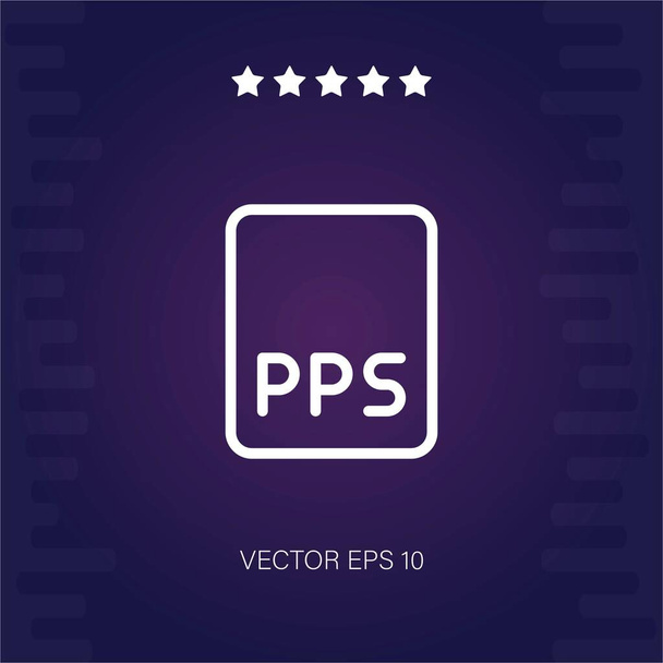 pps vektorová ikona moderní ilustrace - Vektor, obrázek