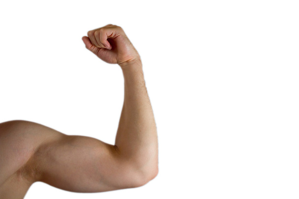 Strained Biceps - Photo, Image
