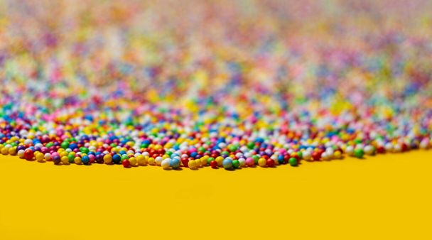 Background texture of multicolored foam balls - Photo, Image