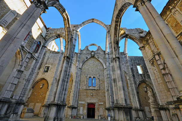 Ruinas de la catedral de Lisboa
 - Foto, Imagen
