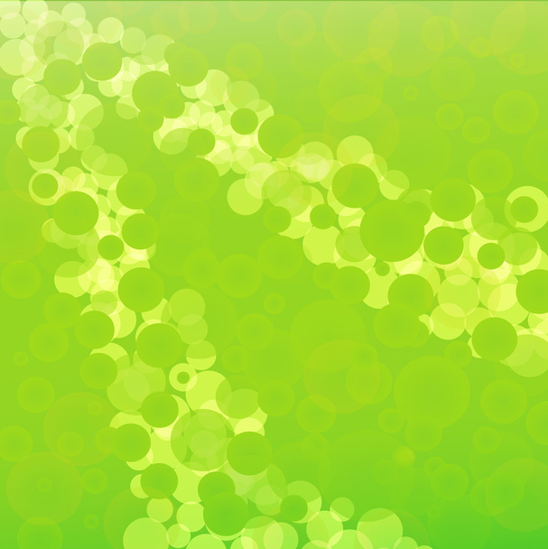 Зеленый абстрактный свет
 - Вектор,изображение