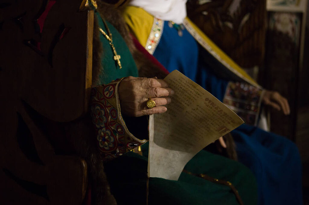 Ubrania kozaków i hetmanów z Zaporoża Sich - Zdjęcie, obraz