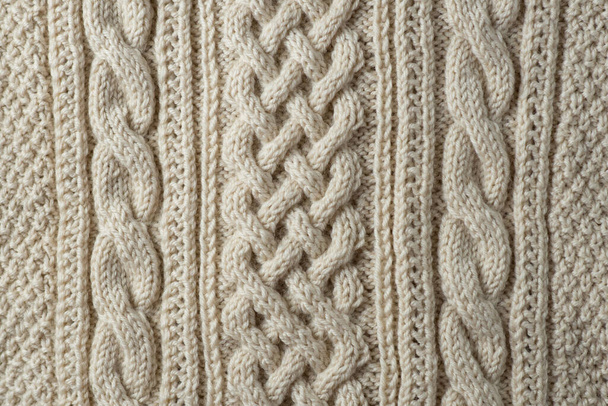 Primer plano del suéter cálido de invierno - Foto, imagen