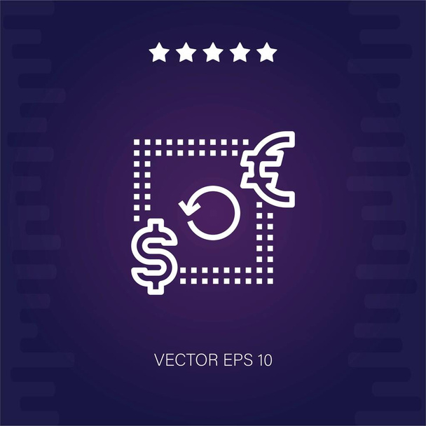 vektorová ilustrace vektoru výměny - Vektor, obrázek