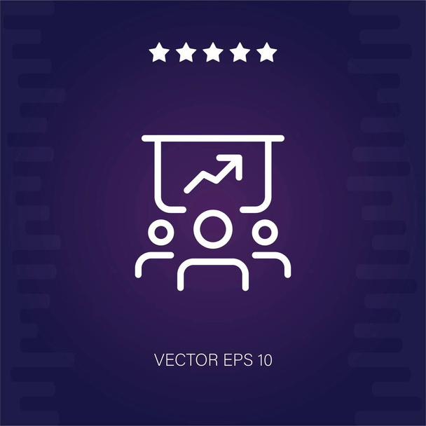 presentation vector icon vector illustration - Vector, Image