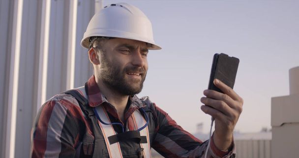 Engineer having a video call - Photo, Image