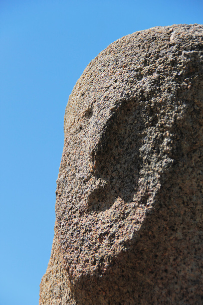Menhirs with human faces and bodies at Filitosa archeological si - Photo, Image