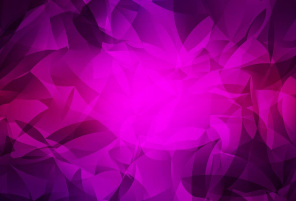 Sötét lila vektor sokszögű minta. Színes illusztráció elvont stílusban, háromszögekkel. Poligonális kialakítás a webhely számára. - Vektor, kép
